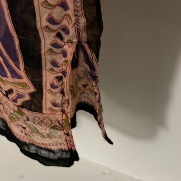 Sheer cotton print Path of the Spirit XL print tunic, hard to find, great cond. - Picture 11 of 11